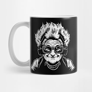 Punk Rock Granny Mug